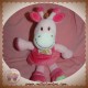 KIABI SOS DOUDOU PELUCHE GIRAFE ROSE MA PTITE TRIBU 26 cm