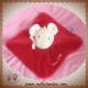 SUCRE D'ORGE DOUDOU SOURIS CORPS PLAT ROUGE ECHARPE SOS