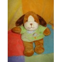 GIPSY DOUDOU CHIEN MARRON ECRU PULL VERT MONGOLFIERE NUAGE