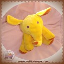 MARESE SOS DOUDOU ELEPHANT JAUNE ORANGE 20 cm