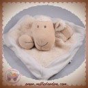 NATURE ET DECOUVERTES DOUDOU MOUTON PLAT ECRU BEIGE SOS