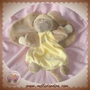 NOUKIE'S DOUDOU ELEPHANT ARCHIBALD BEIGE JAUNE MARIONNETTE SOS