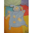 KIABI SOS DOUDOU PELUCHE CHIEN MARIONNETTE BLEU OS