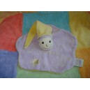 CMP SOS DOUDOU LUTIN POUPEE PLAT FLEUR MAUVE JAUNE