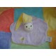 CMP DOUDOU PELUCHE LUTIN POUPEE PLAT FLEUR MAUVE JAUNE