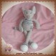 BUROMAC DOUDOU PELUCHE SOURIS GRISE RAYE BABY FOLLY