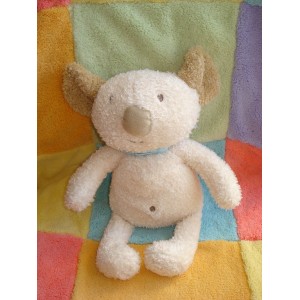 SERGENT MAJOR DOUDOU PELUCHE KOALA OURS ECRU BEIGE