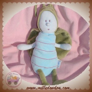 JACADI SOS DOUDOU SCARABEE CIGALE BLEU VERT