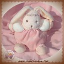 KALOO DOUDOU SOS LAPIN LILIROSE BOULE ROSE FLEURS HOCHET