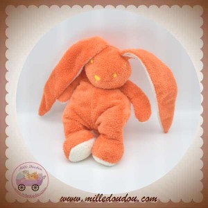 LGRI SOS DOUDOU LAPIN ORANGE ECRU GRANDES OREILLES