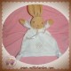 TAKINOU SOS DOUDOU LAPIN BEIGE PLAT BLANC ANGE OURS