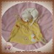 BABYNAT BABY NAT SOS DOUDOU OURS PLAT JAUNE MIEL JULES 