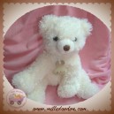 HISTOIRE D'OURS DOUDOU OURS BOUCLETTE ECRU BLANC