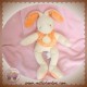 BABYNAT BABY NAT DOUDOU PELUCHE LAPIN ECRU T-SHIRT ORANGE BANANE