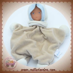 COROLLE SOS DOUDOU POUPEE NOISETTE PLATE BEIGE ECRU BONNET