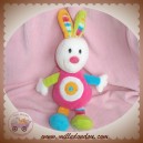 BABYSUN SOS DOUDOU LAPIN BLANC ROSE VERT BLEU CIRCUS