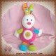 BABYSUN SOS DOUDOU LAPIN BLANC ROSE VERT BLEU CIRCUS