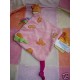 KIMBALOO DOUDOU PELUCHE GIRAFE PLATE ROSE NEUVE HALLE AUX VETEME