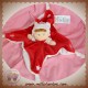 NICOTOY DOUDOU LUTIN GARCON PLAT ETOILE ROUGE BLANC HOCHET SOS