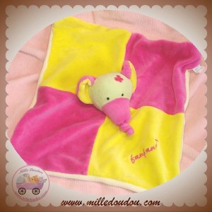 SIMPSON TRADING DOUDOU ELEPHANT FANFAN PLAT JAUNE ROSE