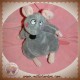 PLANET PLUCH SOS DOUDOU SOURIS GRISE ROSE RAYE JEMINI