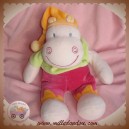 KIABI DOUDOU HIPPOPOTAME ADELAIDE PULL VERT 25 cm SOS