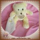 BABYNAT BABY NAT DOUDOU OURS ECRU JAUNE MOUCHOIR