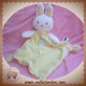 VETIR SOS DOUDOU LAPIN BLANC PLAT JAUNE CAROTTE