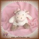 JOLLYBABY SOS DOUDOU VACHE COW DAISY ECRU MARRON 14 cm