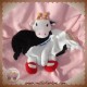 LATITUDE SOS DOUDOU VACHE BLANCHE NOIRE PLATE NOVALAC