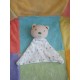 AUCHAN SOS DOUDOU OURS BEIGE PLAT BLANC TETINE VERT 