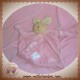 KALOO SOS DOUDOU LAPIN BEIGE PLAT ROSE PLUME LILIROSE