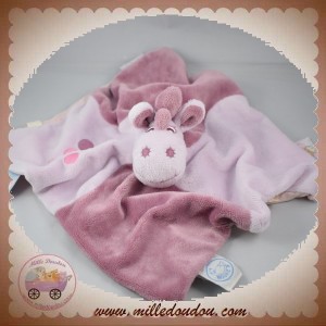 NOUKIE'S DOUDOU GIRAFE JACK TIDOU PLAT MAUVE SOS