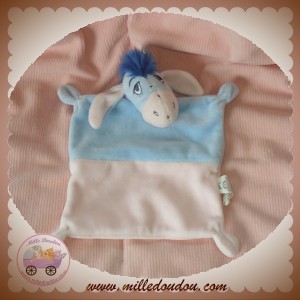 DISNEY DOUDOU BOURRIQUET PLAT BLEU ROSE PASTEL NICOTOY SOS