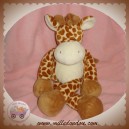 NICOTOY DOUDOU PELUCHE GIRAFE TACHETE MARRON ECRU 30 cm