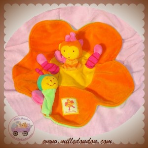 MOULIN ROTY DOUDOU ABEILLE LOUNA PLAT ORANGE BEBE OVAL SOS