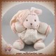 KALOO SOS DOUDOU LAPIN ROSE PETIT CARREAUX HOCHET LILIROSE