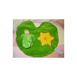 EGMONT TOYS DOUDOU PELUCHE GRENOUILLE VERTE PLATE