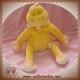 BENGY SOS DOUDOU PELUCHE DINOSAURE DINO MUSICAL ORANGE BLANC 