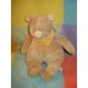 NOUKIE'S DOUDOU PELUCHE OURS NOUKY AUSTRALIA BEIGE SAC DOS