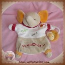 BABYNAT BABY NAT DOUDOU ELEPHANT MARIONNETTE ECRU BEIGE MALICE SOS