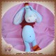 FNAC EVEIL ET JEUX DOUDOU LEOPOLD ANE BLEU PULL LAINE ROUGE