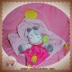 NICOTOY DOUDOU ZEBRE VACHE GIRAFE PLATE ROSE DENTITION KIABI