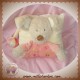 TEX SOS DOUDOU SOURIS BEIGE COUSSIN ROSE BALLON