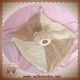 KIABI SOS DOUDOU OURS PLAT ECRU BEIGE JOUE ROSE