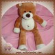 BABYNAT BABY NAT DOUDOU OURS MARRON ECRU RAYEES BILLES 