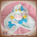 LILLIPUTIENS SOS DOUDOU VACHE GRENOUILLE PLAT BLANC ROSE