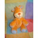 BRUIN TOY'RUS DOUDOU GIRAFE ORANGE BLEU JAUNE