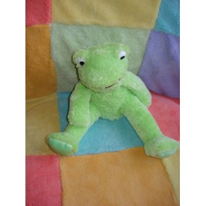 NOUNOURS SOS DOUDOU GRENOUILLE VERTE BRILLANT