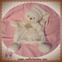 DOUDOU ET COMPAGNIE OURS MARIONNETTE BLANC ECRU BIO SOS